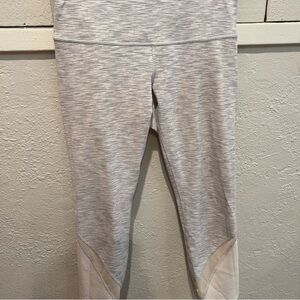 Lululemon Athletica Gray and Cream Leggings